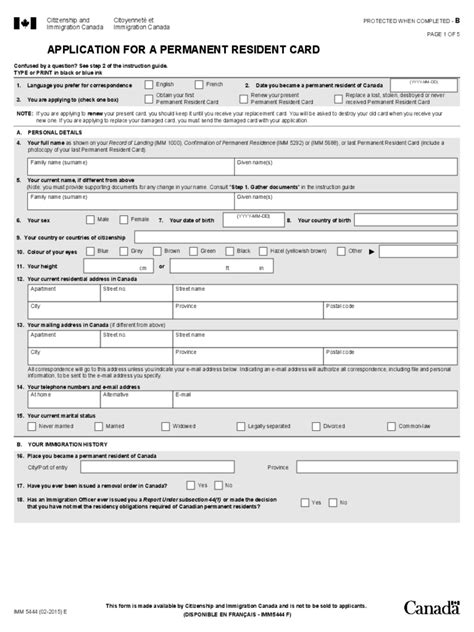 renew pr card application form.